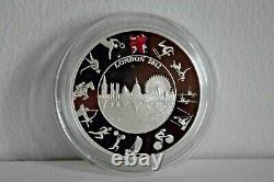 Officially Licensed Royal Mint 2012 London Olympic Games Silver Proof £5 Coin