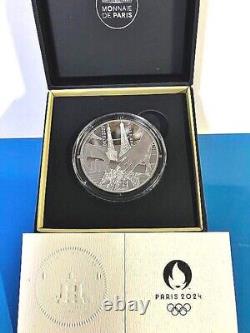 Olympic Games Paris 2024 Silver Official Coin 10 Tokyo-Paris Handover