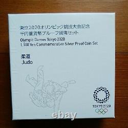 Olympic Paralympics Tokyo 2020 Thousand Yen Silver Coin Proof Currency Set of 8
