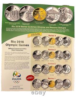 PROMO ENDS TOMORROW 2016- Rio Olympics-All 4 Hard-to-Find series=20 Coins PF70UC