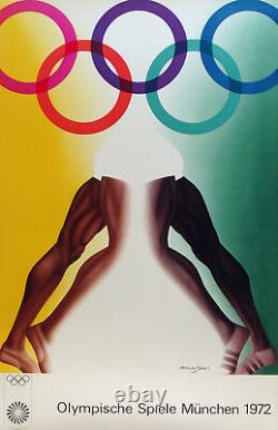 RARE 1970s WOMAN STERLING SILVER BRACELET1972 MUNICH SUMMER OLYMPICS COINMINT