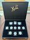 Rare Vintage Dali 1984 Olympic. 999 Silver Coin Set (11)