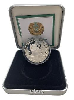 Rare Kazakhstan Silver Coins Balkhash Tiger? Gazelle? Olympics 1 Oz Proof