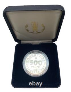 Rare Kazakhstan Silver Coins Balkhash Tiger? Gazelle? Olympics 1 Oz Proof