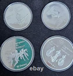 Rcm Canada 1976 Olympic Silver Series III Coin Set