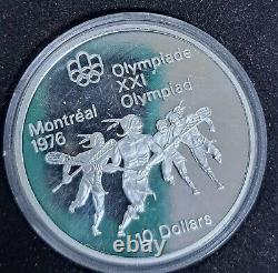 Rcm Canada 1976 Olympic Silver Series III Coin Set