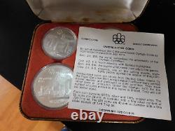 Royal Canadian Mint 1976 Montreal Olympics Silver Proof 4 Coins Set Series