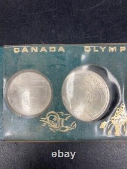 Royal Canadian Mint 1976 Silver Coins Olympics (va1045424)