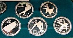 Royal Canadian Mint 1988 Calgary Winter Olympics Silver Coin Set