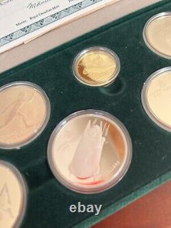 Royal canadian mint olympic coin set 1988 silver GOLD $20 $100 (#142) RARE 1987
