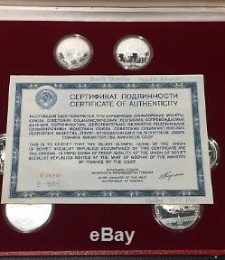 Russia 1980 Olympic Silver Proof Coin Set (28 Pieces)