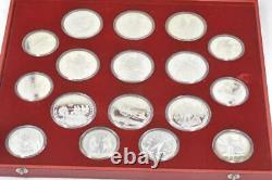 Russia 1980 XXII Moscow Olympic Games Complete 28-Coin Silver Proof Set