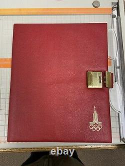 Russia USSR 1980 Moscow Olympics Silver 27 COIN Proof Set, BOX 1 5 Rouble Missing