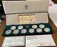 Sterling Silver Coins Canada 1988 Calgary Olympic Winter Games Set10 Coins