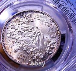 SUPERB Toning & Luster Japan 1964 1000 Yen Olympics Comm. PCGS MS67 Silver Coin