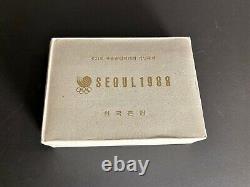 Seoul 1988 Olympic Gold And Silver Proof Coin Set 7 Coins 1.5 Oz Gold + Silver