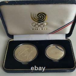 Seoul Olympics 1988 Commemorative Coin Silver Volleyball Certificated