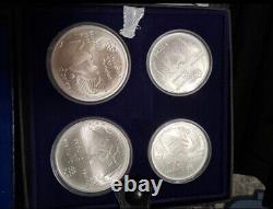 Series 1-7 1976 Canada Montreal Olympics Sterling Silver Uncirculated Coins Sets