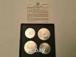 Set of 1976 Canada Olympic, 14 Pcs $5 & 14 Pcs $10 Silver Coins-Limited Edition
