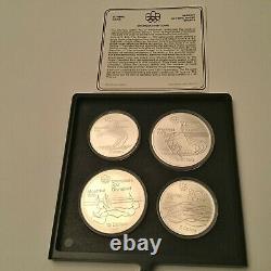 Set of 1976 Canada Olympic, 14 Pcs $5 & 14 Pcs $10 Silver Coins-Limited Edition