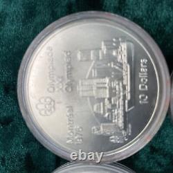 Set of 4 Silver Montreal Canada Olympic Silver Coins Uncirculated