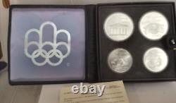 Silver 1974 Canadian Olympic Coin Set Series II Two Each $5 & $10 Coins 6022-25