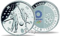 Silver Coin Tokyo 2020 Olympic Games BASEBALL 1000 YEN PP, 1oz Fine Silver