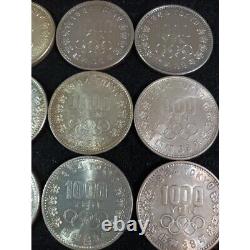 Silver Coin Tokyo Olympics 1.000 Yen Commemorative Total 9 Pieces Y1