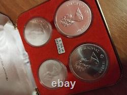 Silver Coins Olympic Games Canada 1976 Uncirculated Series I