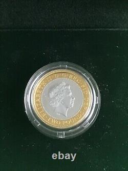 Simply Coins 2008 SILVER PROOF OLYMPIC HANDOVER 2 TWO POUND COIN BOX COA