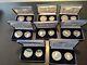 South Korea 5k &10k Won 1988 Olympics Proof Silver 2-coin Collection (lot Of 8)