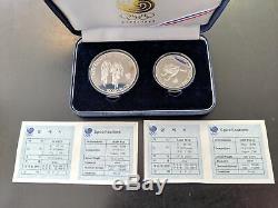 South Korea 5K &10K Won 1988 Olympics Proof Silver 2-Coin Collection (Lot of 8)