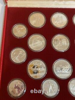Soviet Union 28 coin set 1980 Moscow Russia Olympics. 900 fine 20.24 oz ASW