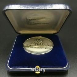 Sterling Silver 1976 Montreal Olympics. 925 Silver Official Medallion withOrig Box