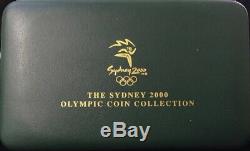 Sydney 2000 Olympic Gold and Silver 3 Proof Coin Set #6 Achievement (Stadium)
