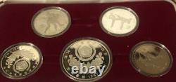 The 1988 24th Olympic Games Seoul silver coin in box