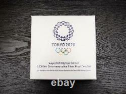 Tokyo 2020 Olympic Commemoration 1000 Yen Silver Proof Coin #2414