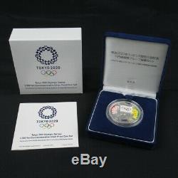Tokyo 2020 Olympic Commemoration 1000 Yen Silver Proof Coin Set