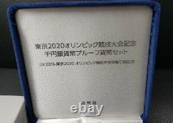 Tokyo 2020 Olympic Commemoration 1000 Yen Silver Proof Coin Set from Japan New