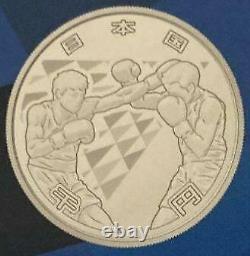 Tokyo 2020 Olympic Commemorative Coins Silver Coin Boxing Medal Money