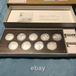 Tokyo 2020 Olympic Games 1000 Yen Commemorative SV Proof Coin Complete Set