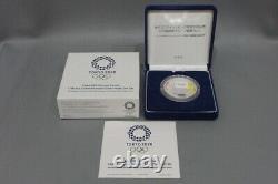 Tokyo 2020 Olympic Games Commemoration 1000 Yen Silver Proof Coin Set Rare Japan