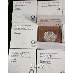 Tokyo 2020 Olympic Games Commemorative 1000 Yen Silver Coin Proof 9 Types