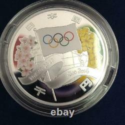 Tokyo 2020 Olympic Games Commemorative Thousand Yen Silver Coin Proof Coin Set
