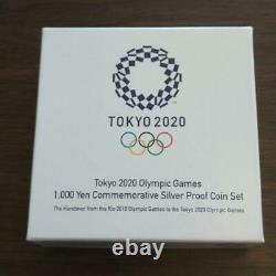 Tokyo 2020 Olympic Games Commemorative Thousand Yen Silver Coin Proof Coin Set