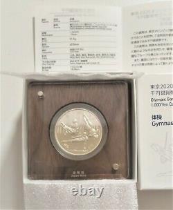 Tokyo 2020 Olympic Gymnastic Proof Currency Silver Coin 1000 Yen Series