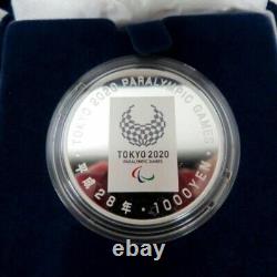 Tokyo 2020 Olympic Paralympic Games Pure Silver Issued by the Mint Bureau Japan