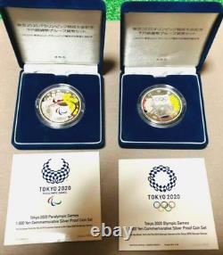 Tokyo 2020 Olympic and Paralympic 1000 Yen Silver Coin Proof Set