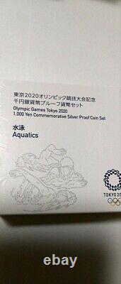 Tokyo 2020 Olympics Games Commemorative Anniversary 1000 yen Silver Coin Unused
