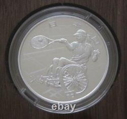 Tokyo 2020 Paralympic Wheelchair Tennis Proof Silver Coin 1000 Yen Japan Olympic